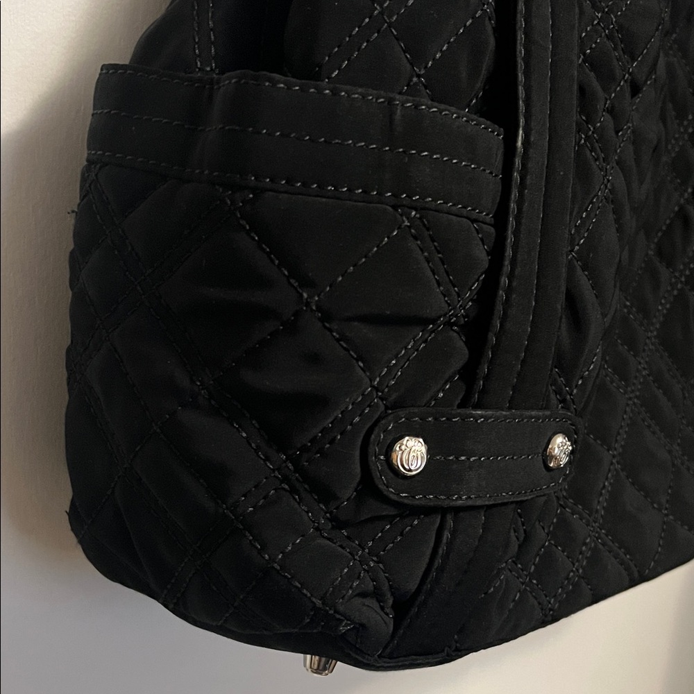 Vera Bradley Black Quilted Shoulder Bag - Picture 4 of 16